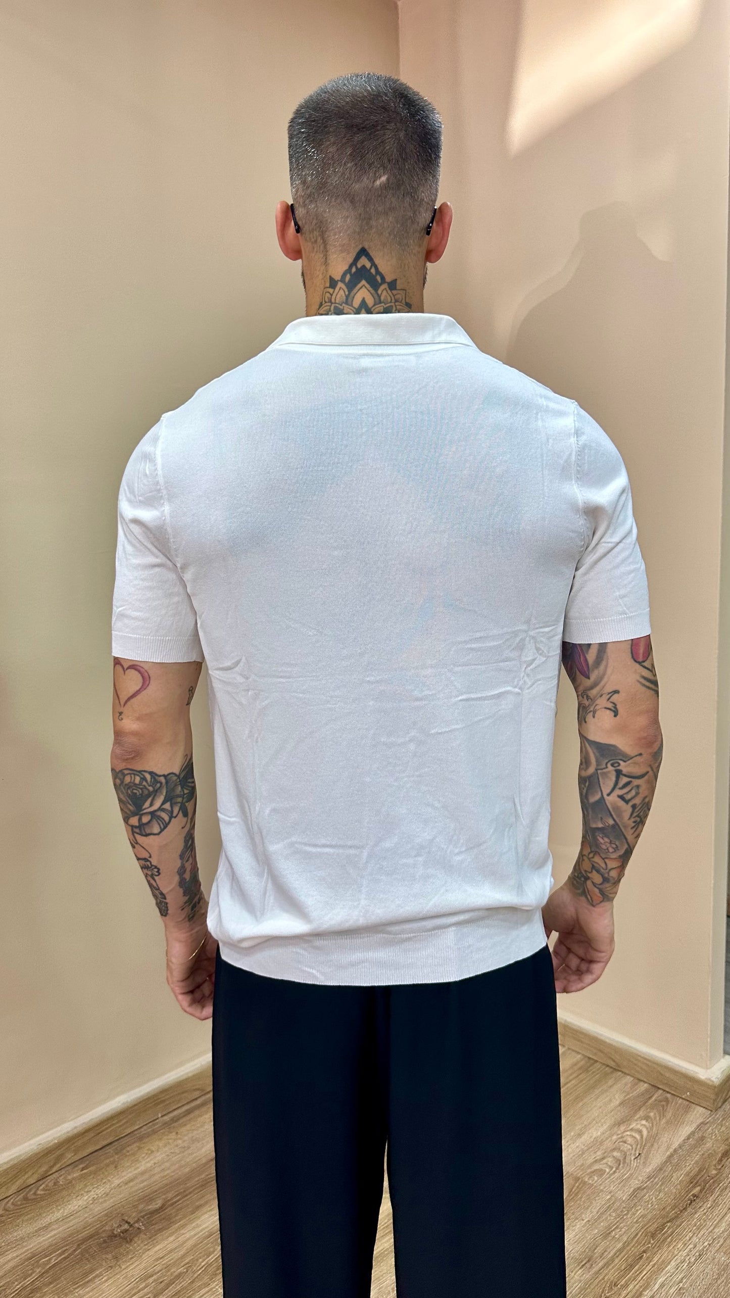 Polo basic white