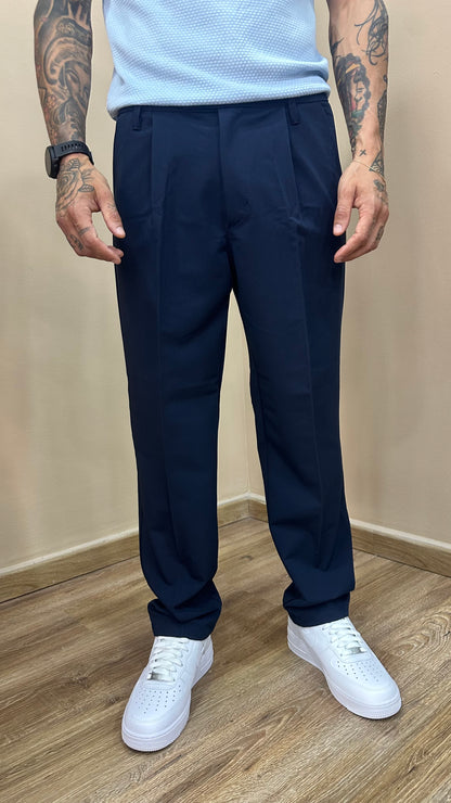 Pantalone elegant blue