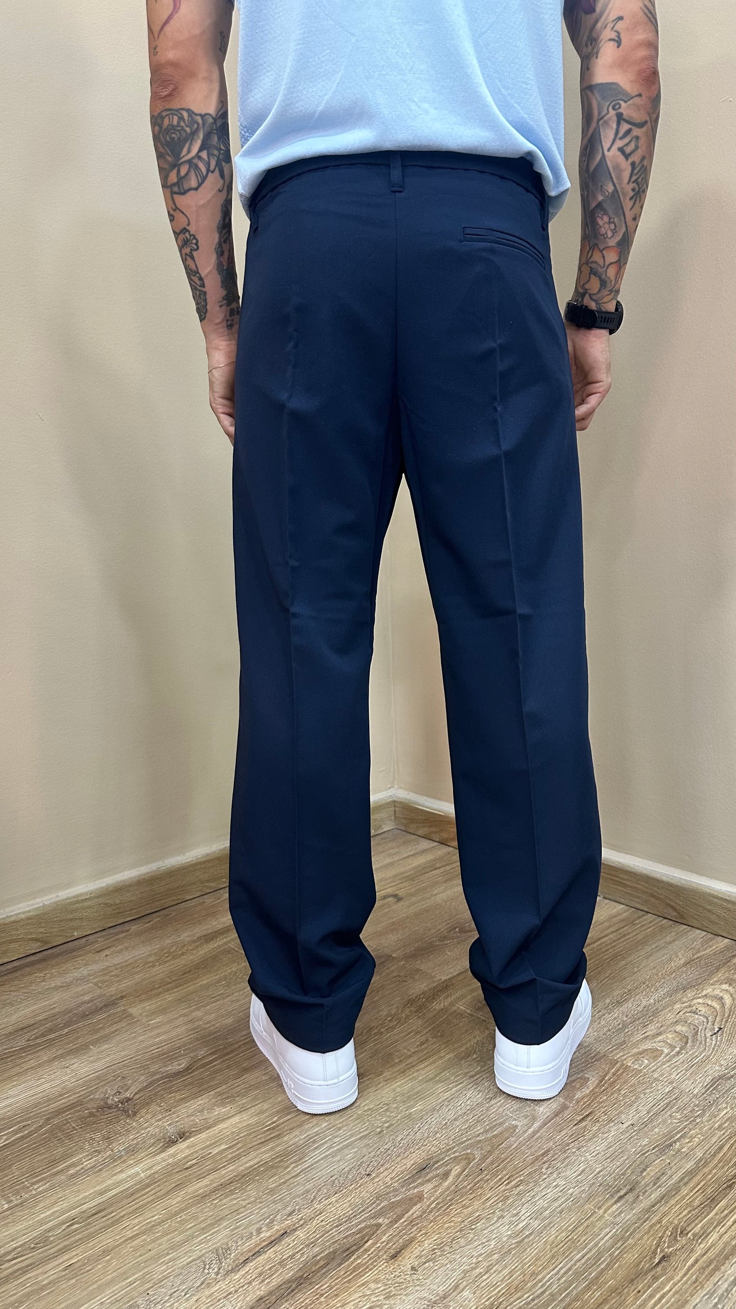 Pantalone elegant blue