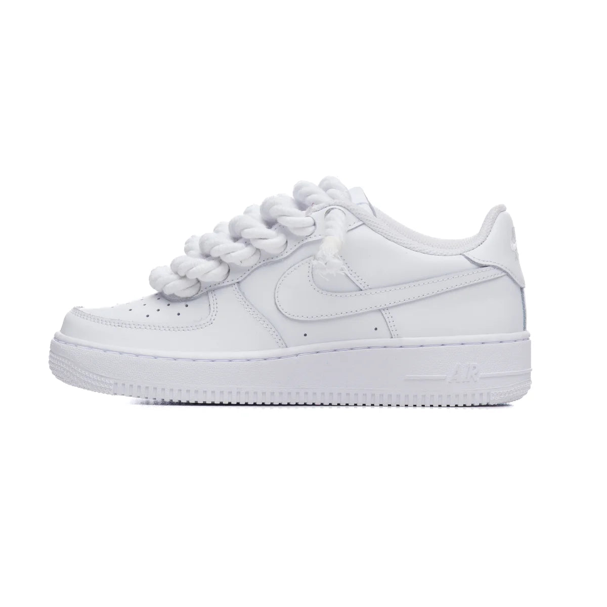 Air Force 1 custom rope lace White