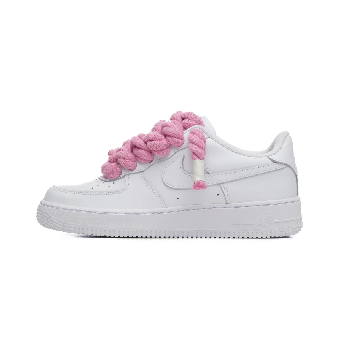 Air Force 1 Custom rope laces pink