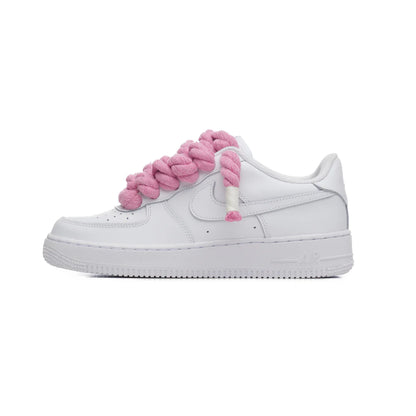 Air Force 1 Custom rope laces pink