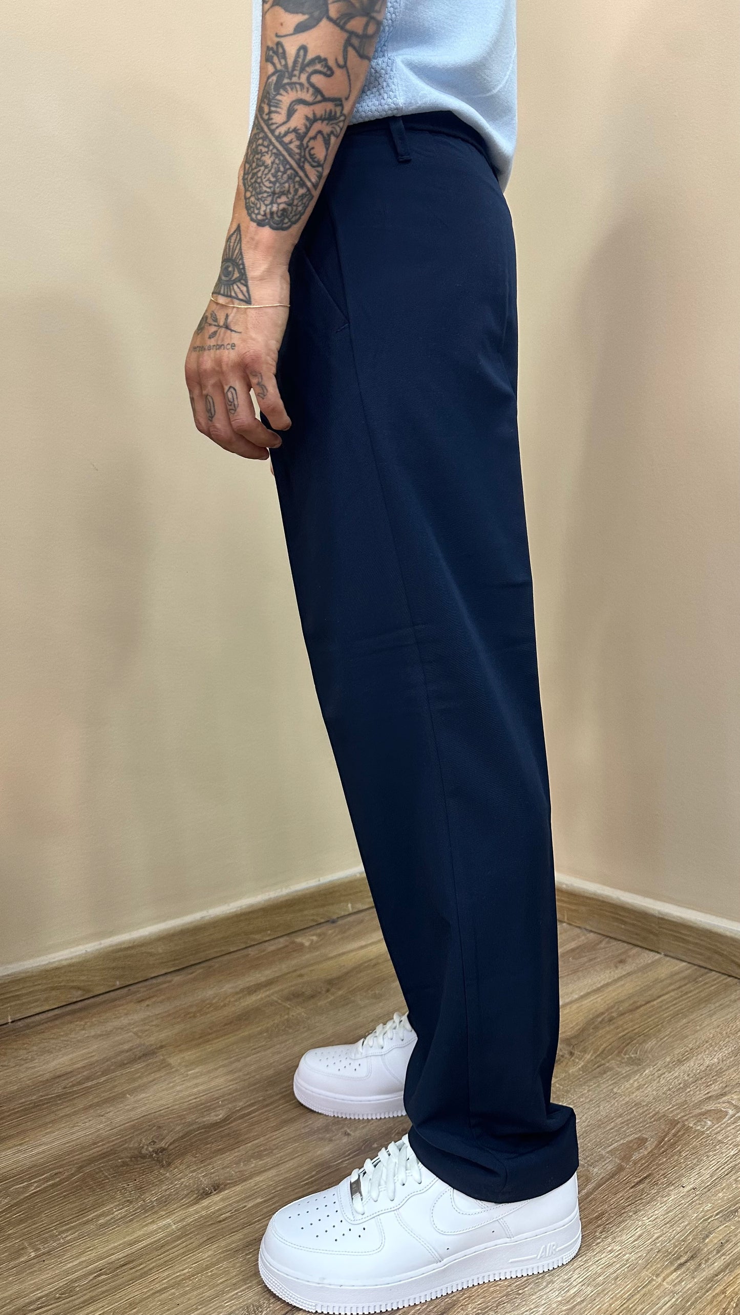 Pantalone elegant blue