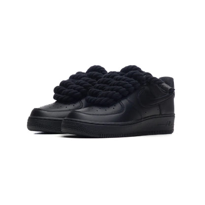 Air Force 1 custom Rope Laces Black