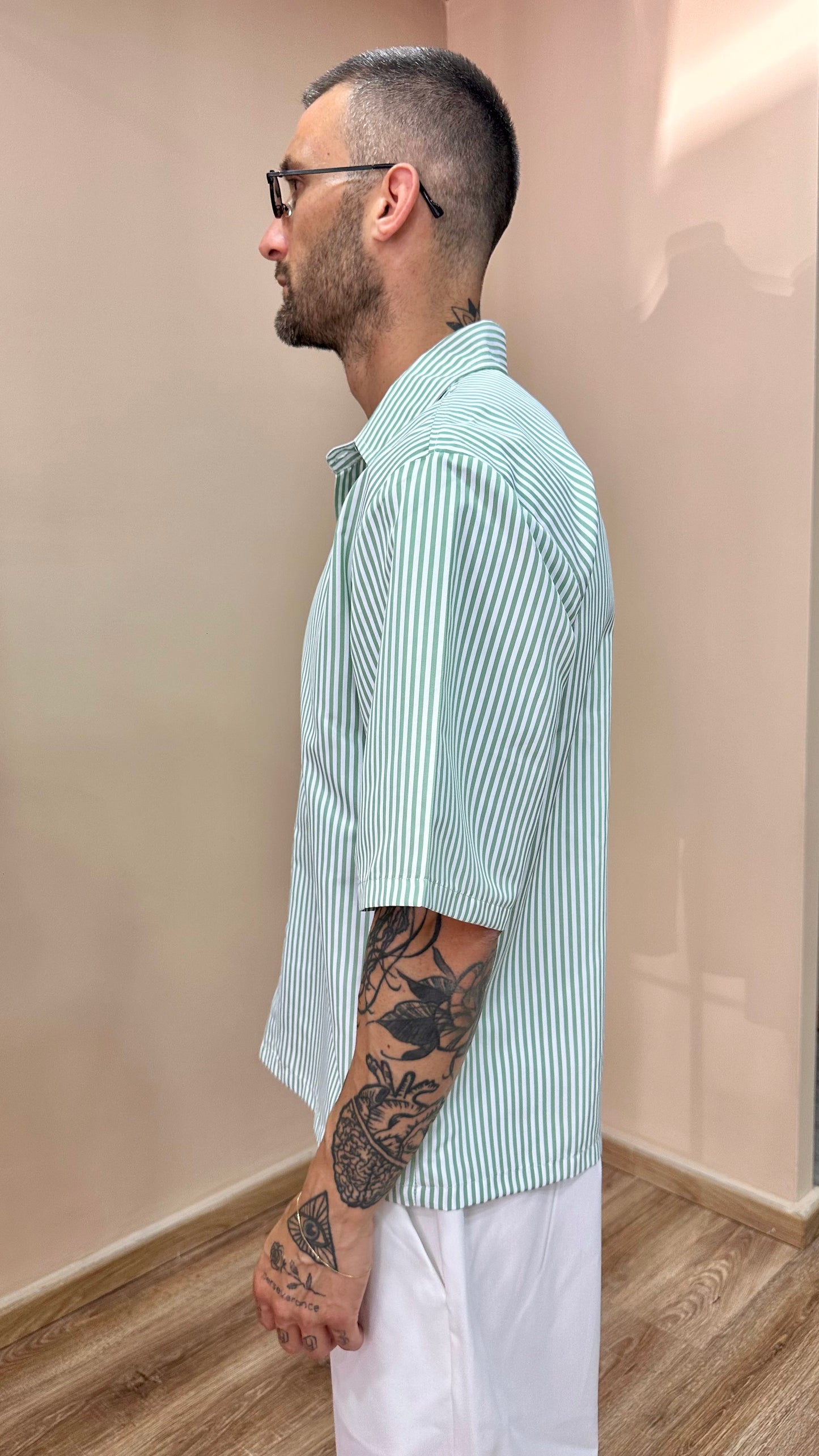 Camicia a righe